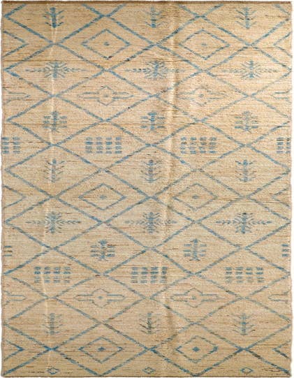 Detail image of 4' 1 x 19' 6 Hand Knotted Moroccan Wool Runner Rug