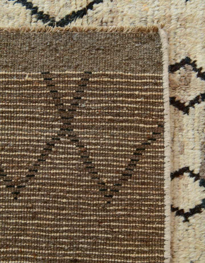 4' 4 x 15' Hand Knotted Moroccan Wool Runner Rug