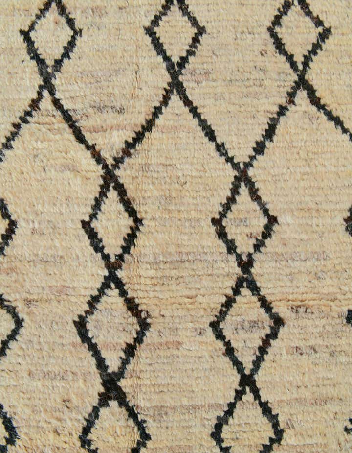 4' 4 x 15' Hand Knotted Moroccan Wool Runner Rug