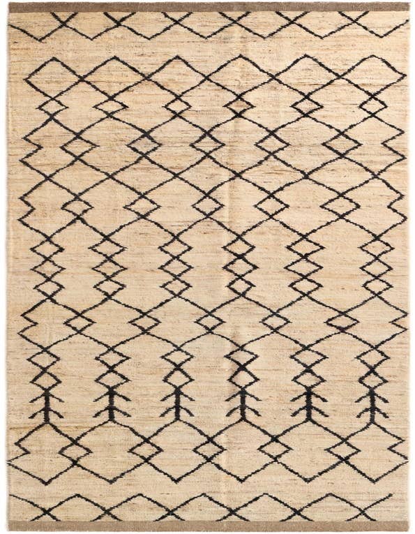 Detail image of 4' 4 x 15' Hand Knotted Moroccan Wool Runner Rug