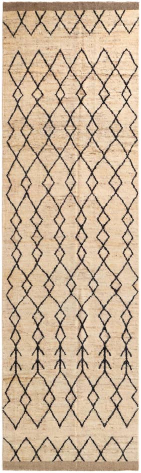 Detail image of 4' 4 x 15' Hand Knotted Moroccan Wool Runner Rug