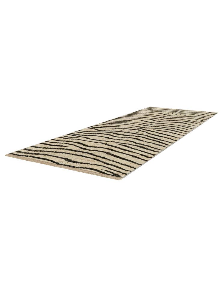 Detail image of 5' 1 x 13' 8 Hand Knotted Moroccan Wool Runner Rug