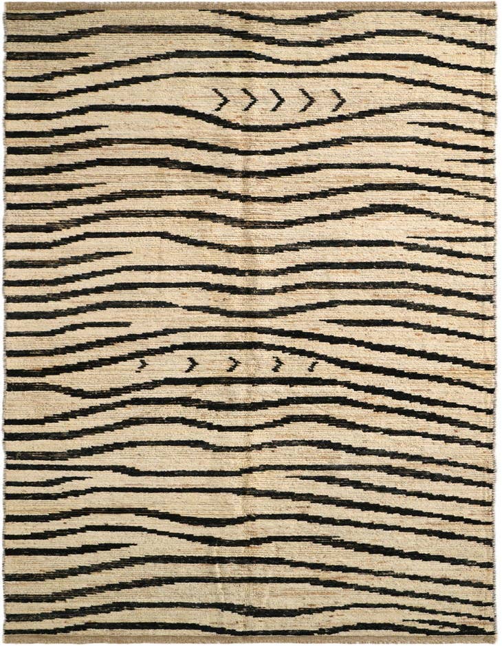 Detail image of 5' 1 x 13' 8 Hand Knotted Moroccan Wool Runner Rug