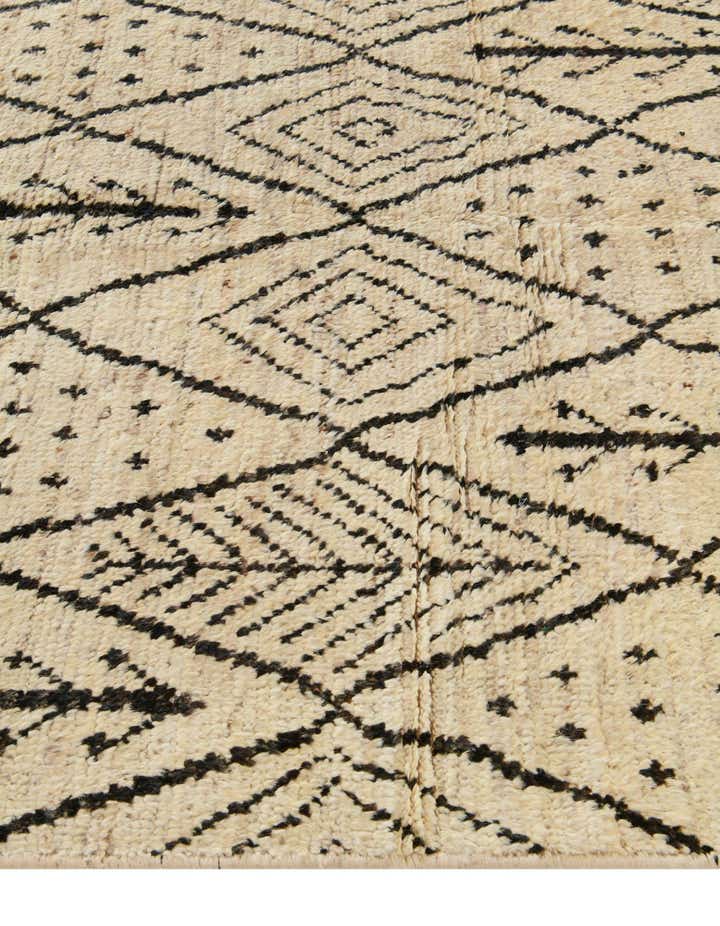 4' 11 x 22' 2 Hand Knotted Moroccan Wool Runner Rug