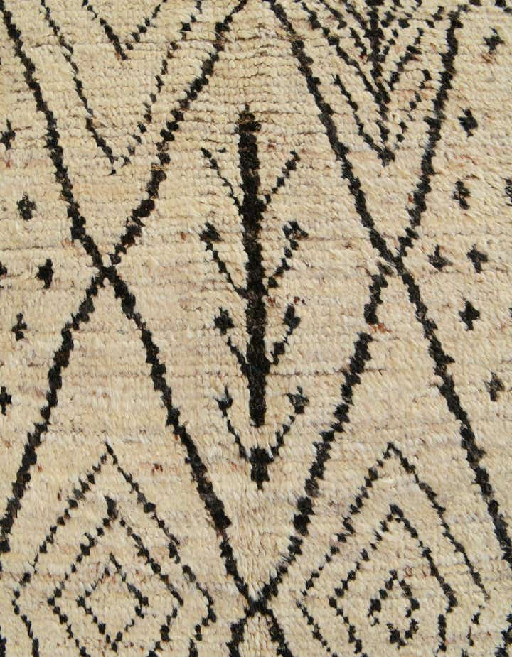 4' 11 x 22' 2 Hand Knotted Moroccan Wool Runner Rug
