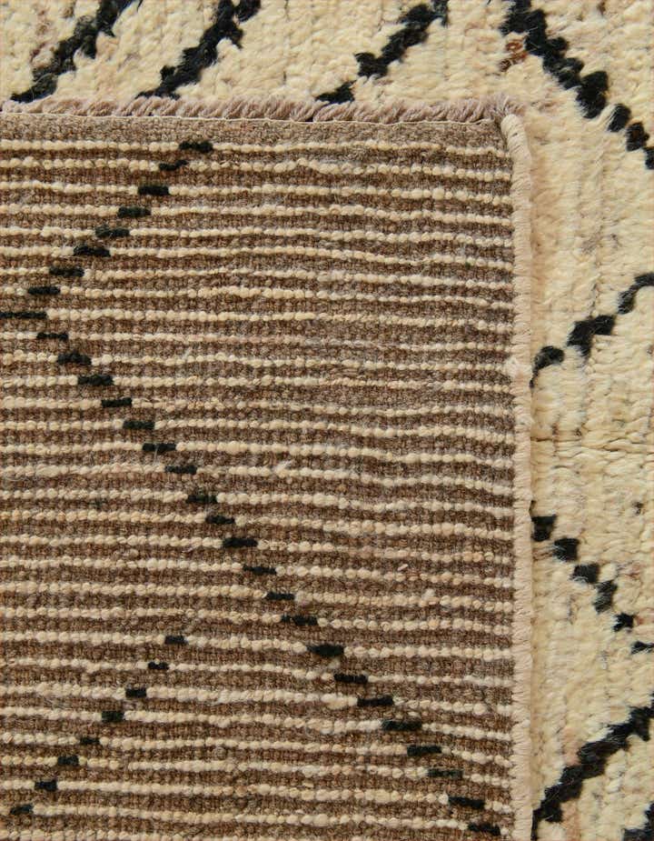 5' 5 x 18' 4 Hand Knotted Moroccan Wool Runner Rug