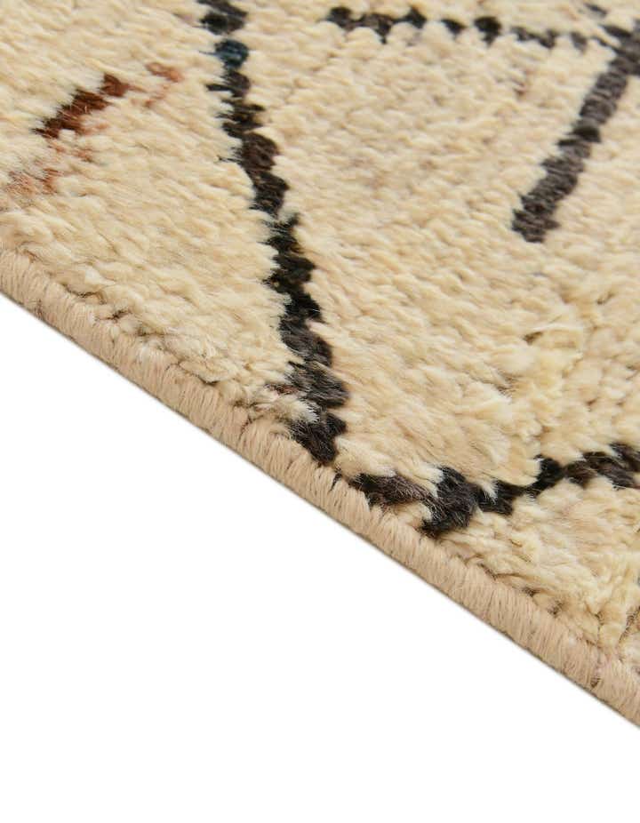 5' 5 x 18' 4 Hand Knotted Moroccan Wool Runner Rug