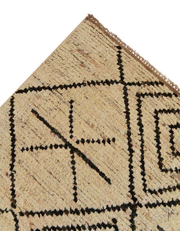 5' 5 x 18' 4 Hand Knotted Moroccan Wool Runner Rug
