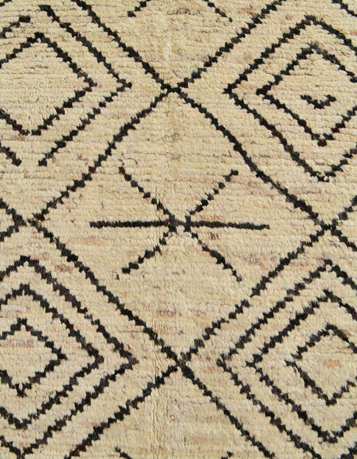 5' 5 x 18' 4 Hand Knotted Moroccan Wool Runner Rug