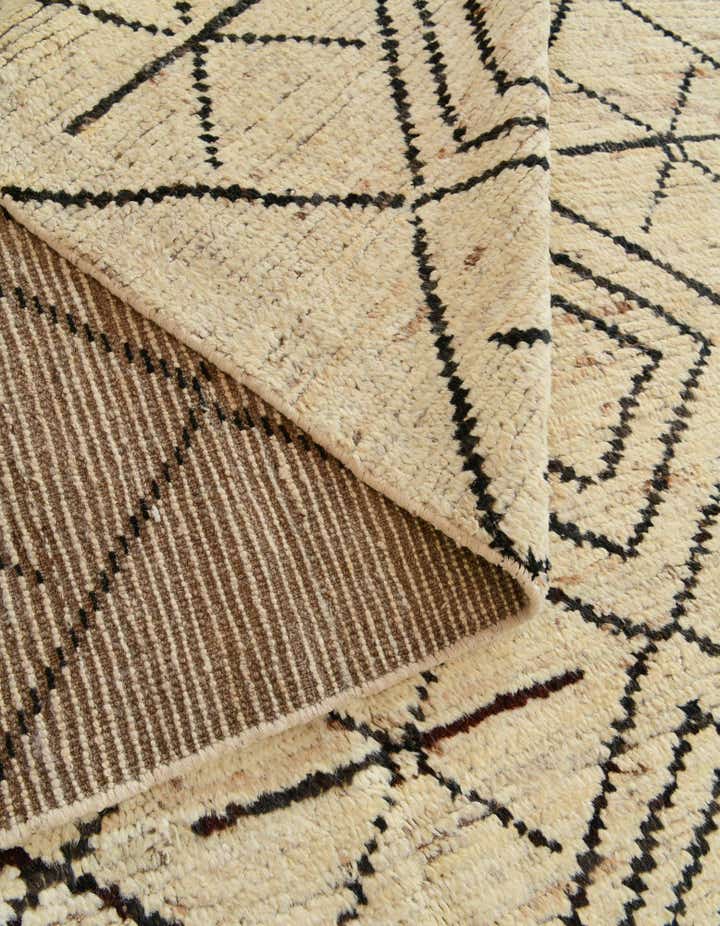 5' 5 x 18' 4 Hand Knotted Moroccan Wool Runner Rug