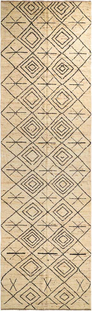 5' 5 x 18' 4 Hand Knotted Moroccan Wool Runner Rug