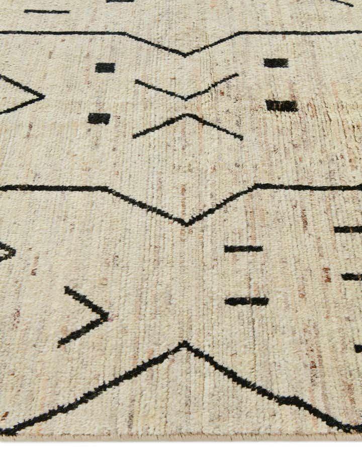 5' 5 x 24' 8 Hand Knotted Moroccan Wool Runner Rug