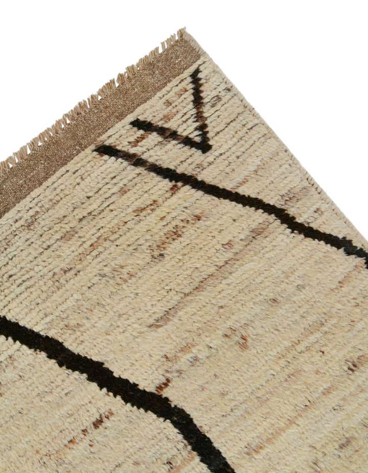 5' 5 x 24' 8 Hand Knotted Moroccan Wool Runner Rug