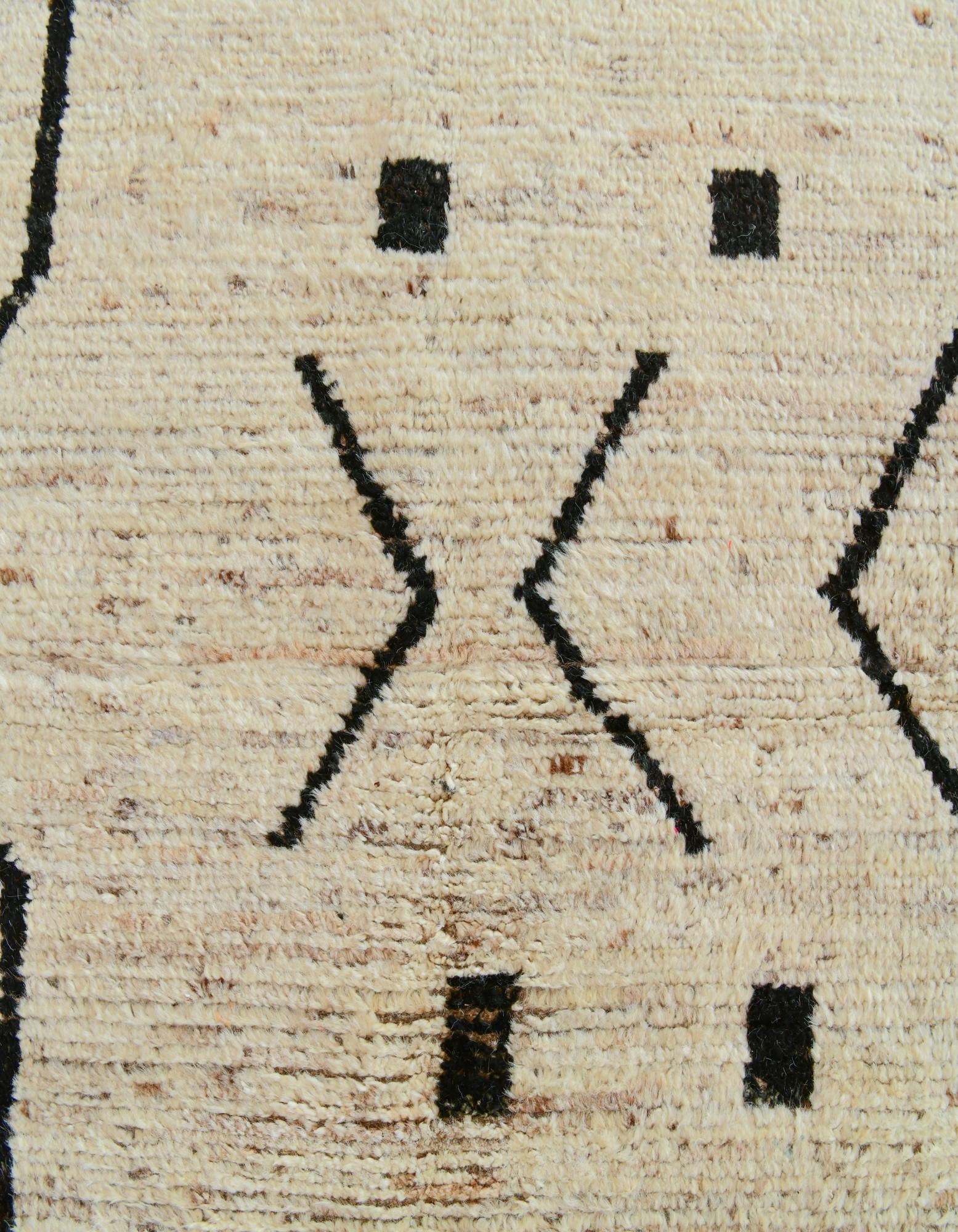 5' 5 x 24' 8 Hand Knotted Moroccan Wool Runner Rug