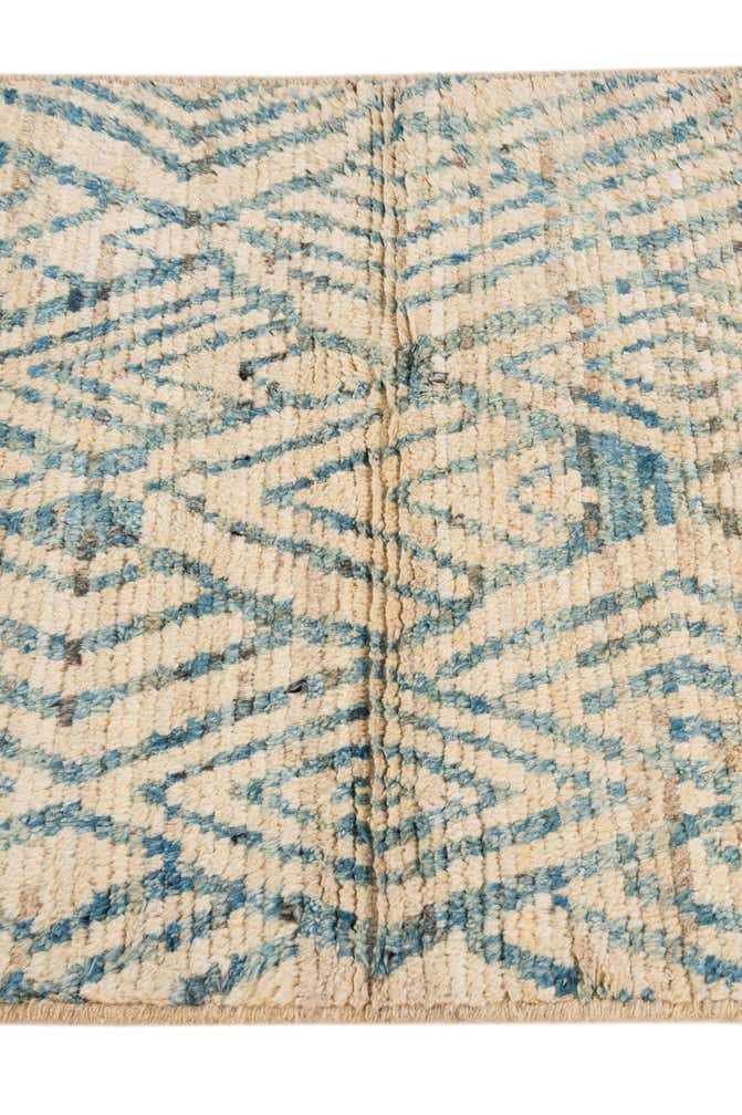 2' 10 x 10' 4 Hand Knotted Moroccan Wool Runner Rug