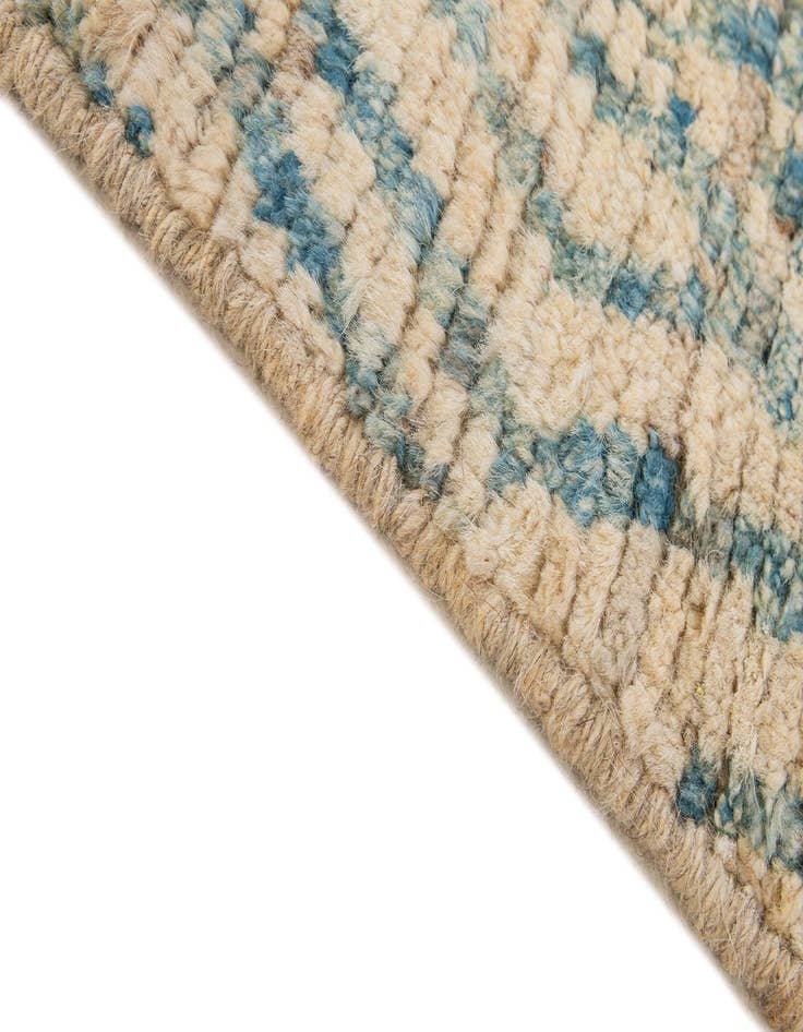 Detail image of 2' 10 x 10' 4  Hand Knotted Moroccan Wool Runner Rug