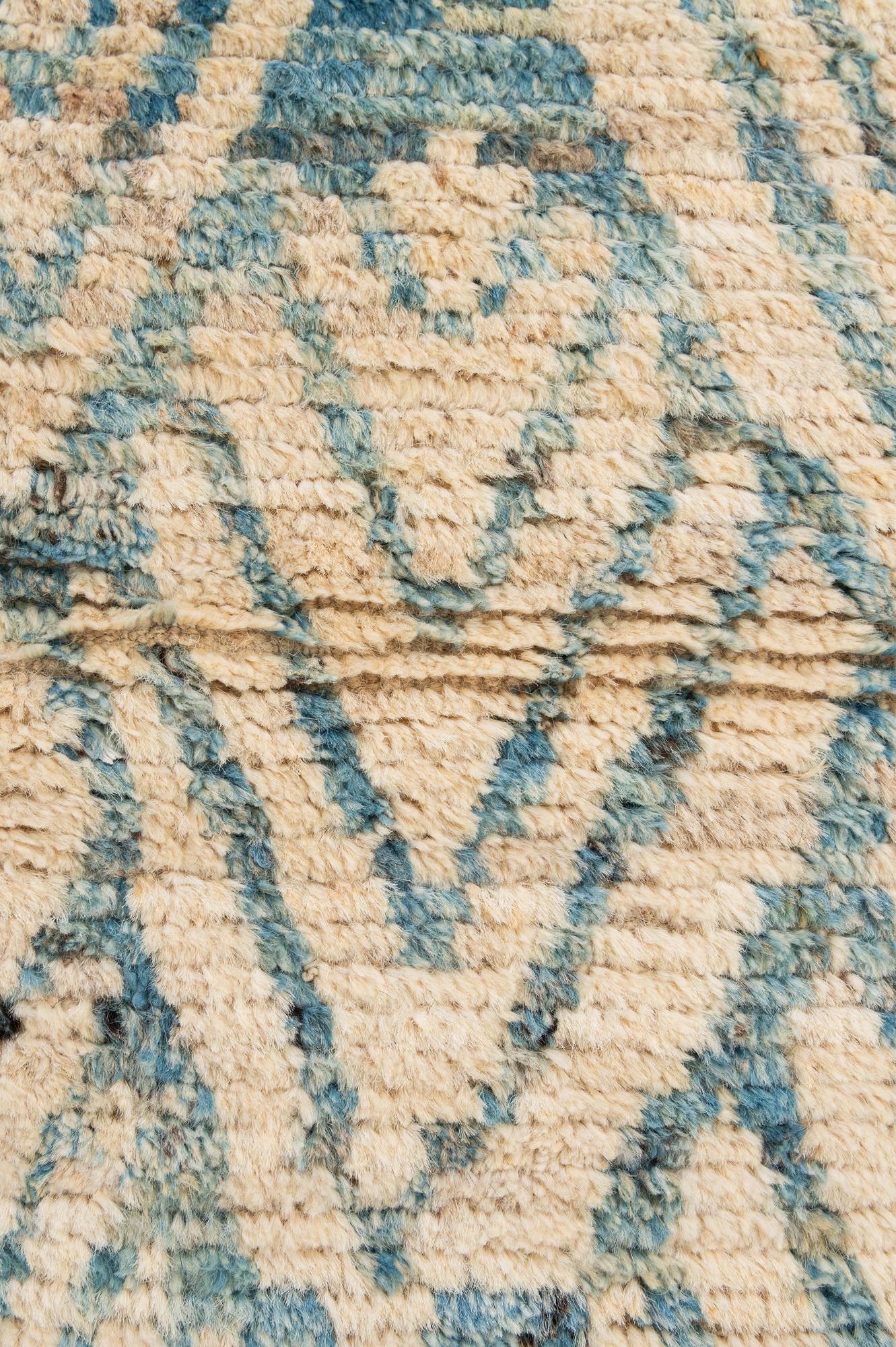 2' 10 x 10' 4 Hand Knotted Moroccan Wool Runner Rug