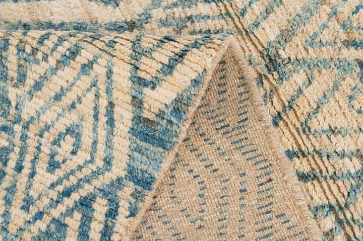 2' 10 x 10' 4 Hand Knotted Moroccan Wool Runner Rug