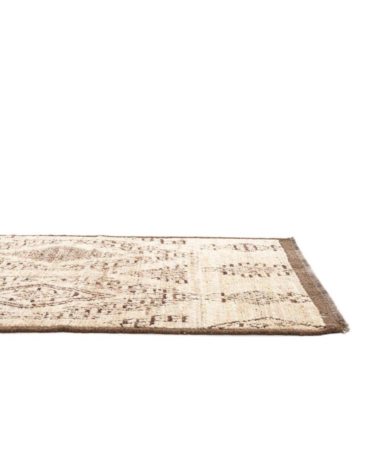 Detail image of 3' x 9' 11  Hand Knotted Moroccan Wool Runner Rug