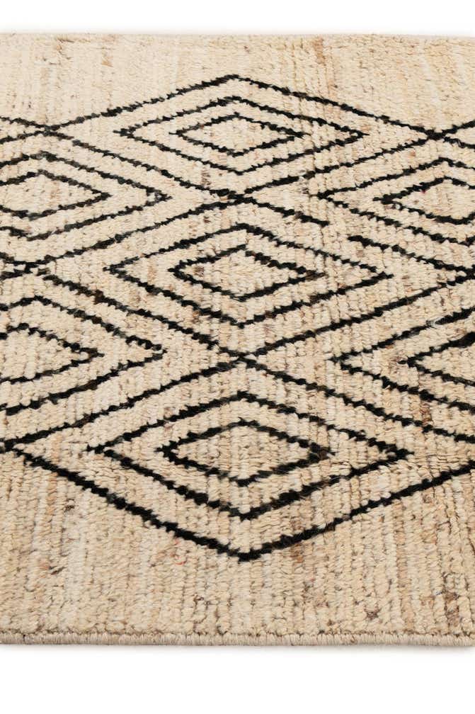 3' 2 x 15' 3 Hand Knotted Moroccan Wool Runner Rug