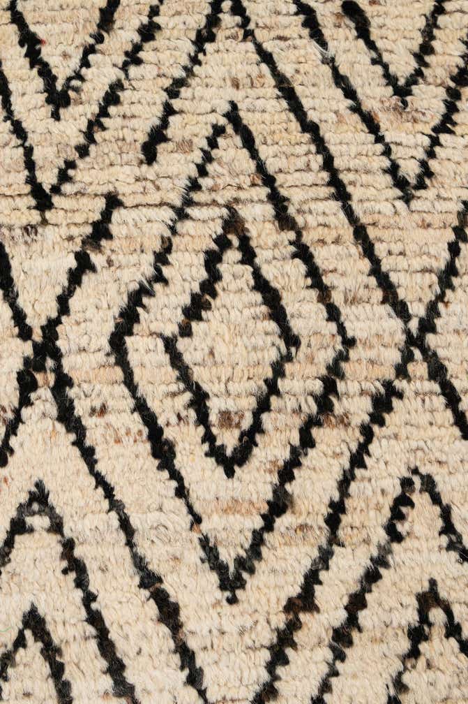 3' 2 x 15' 3 Hand Knotted Moroccan Wool Runner Rug