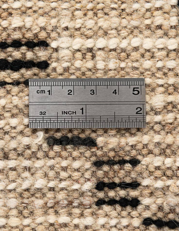 Detail image of 3' 1 x 15' 10  Hand Knotted Moroccan Wool Runner Rug