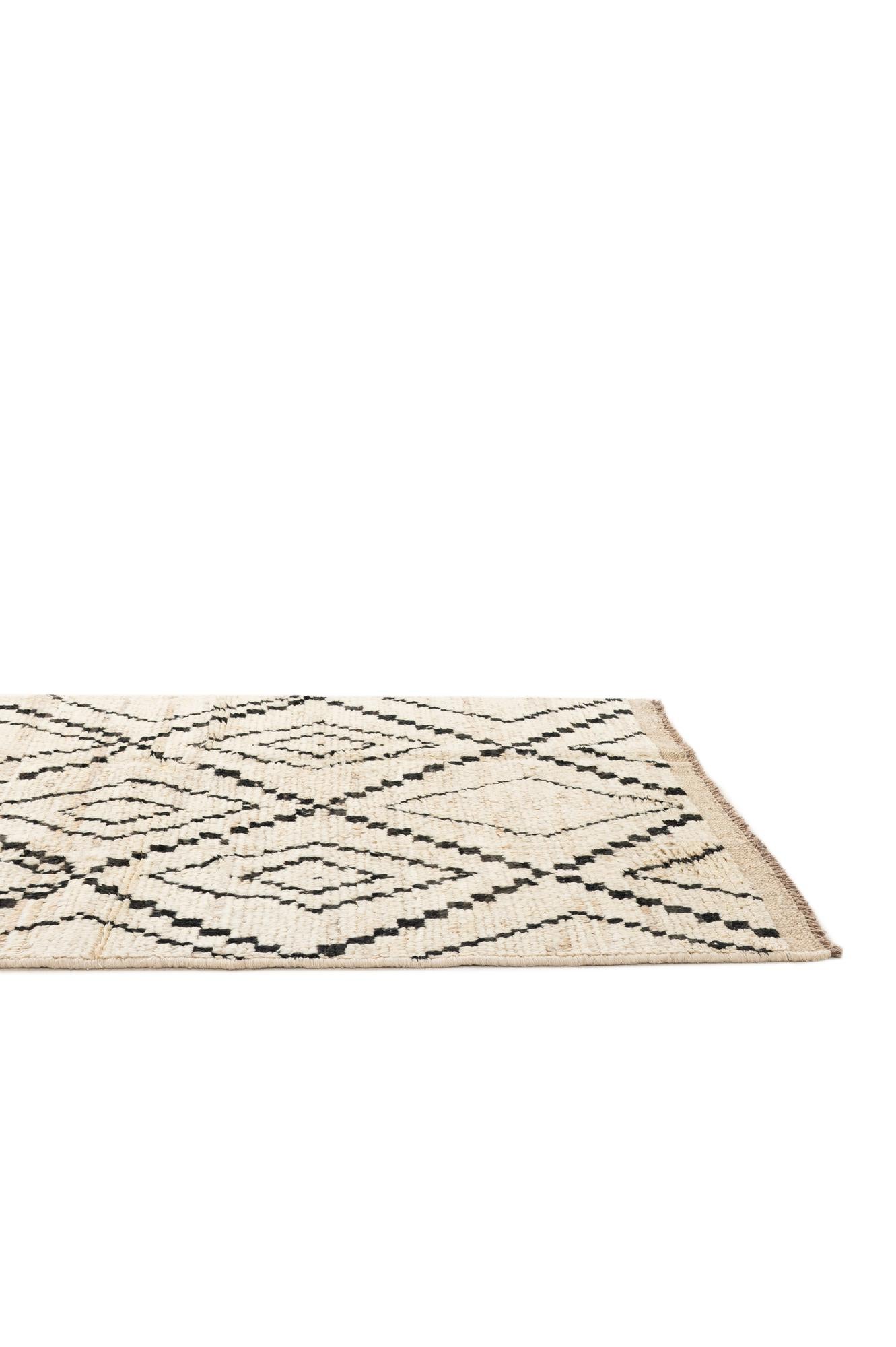 3' 1 x 15' 10 Hand Knotted Moroccan Wool Runner Rug