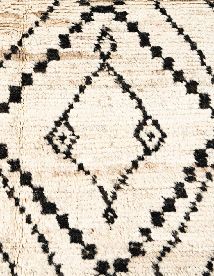 Detail image of 3' 1 x 15' 10  Hand Knotted Moroccan Wool Runner Rug