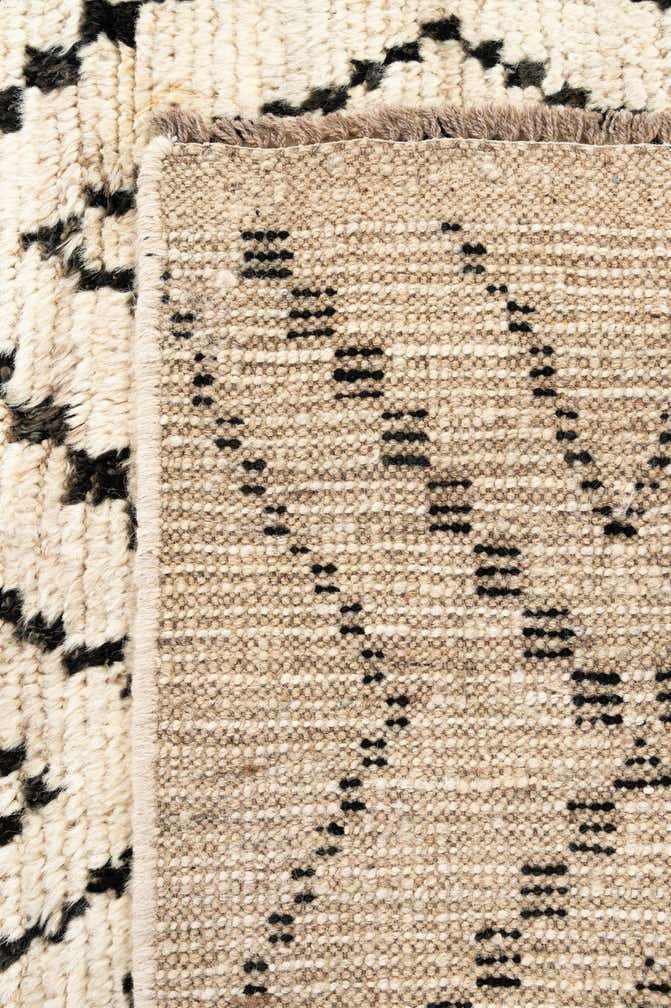 3' 1 x 15' 10 Hand Knotted Moroccan Wool Runner Rug