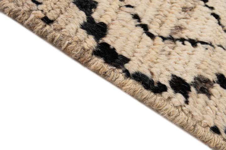 3' 2 x 16' 9 Hand Knotted Moroccan Wool Runner Rug
