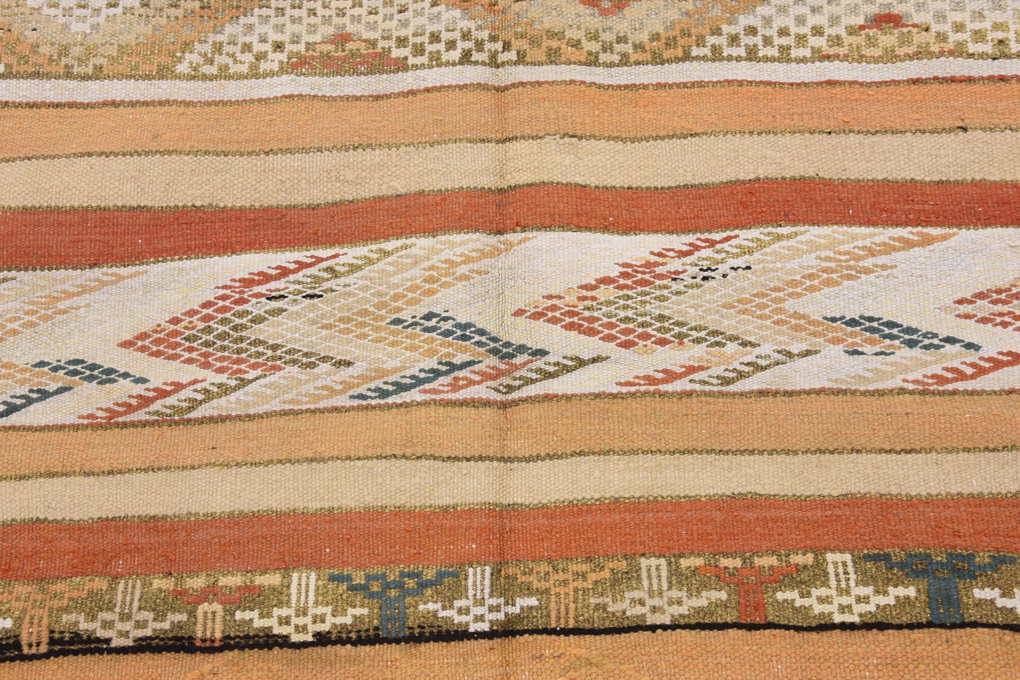5' 4 x 12' 5 Hand Knotted Moroccan Wool Runner Rug