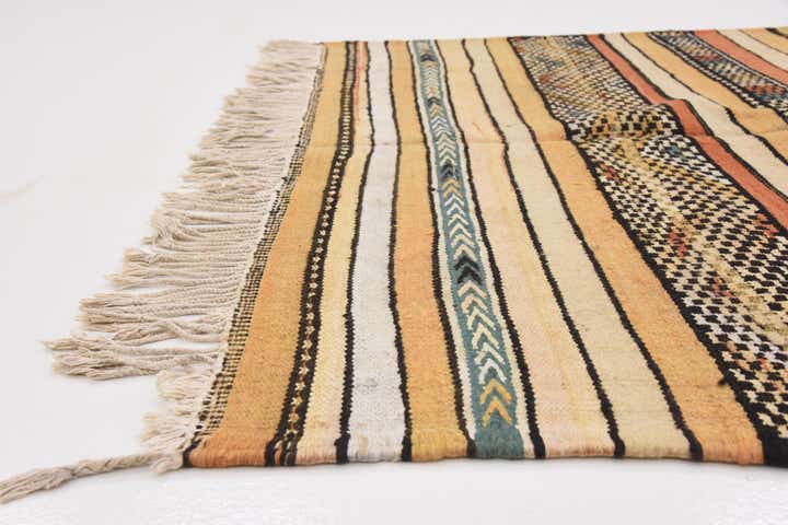 5' 4 x 12' 5 Hand Knotted Moroccan Wool Runner Rug