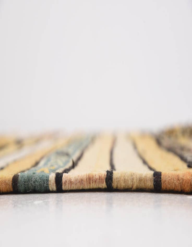 Detail image of 5' 4 x 12' 5  Hand Knotted Moroccan Wool Runner Rug