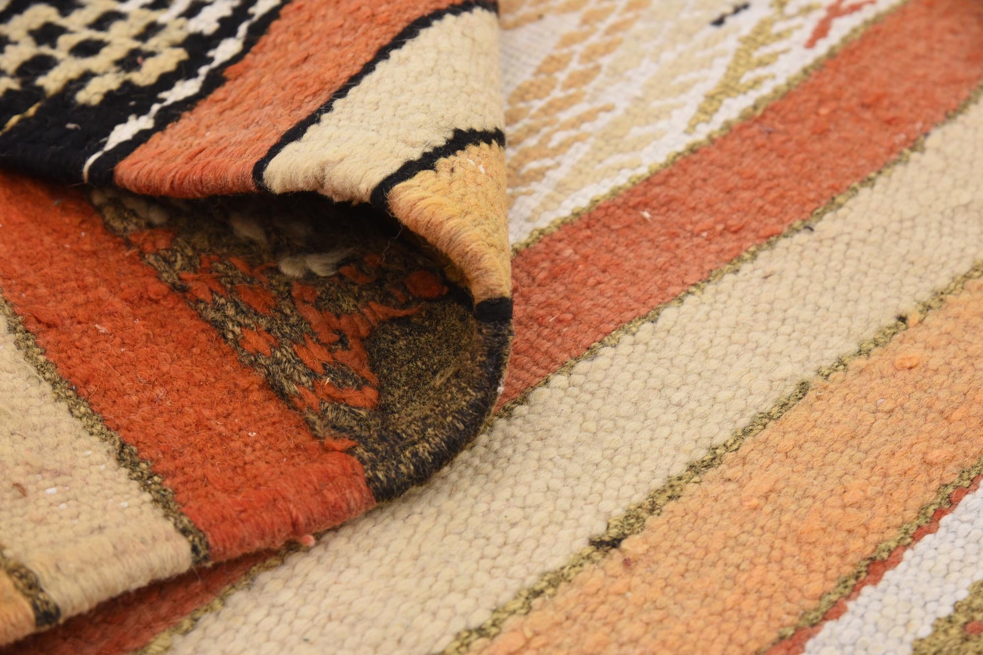 5' 4 x 12' 5 Hand Knotted Moroccan Wool Runner Rug