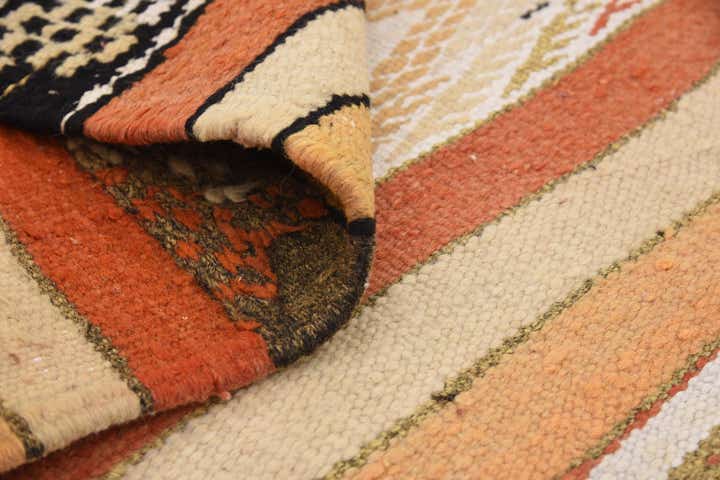 5' 4 x 12' 5 Hand Knotted Moroccan Wool Runner Rug