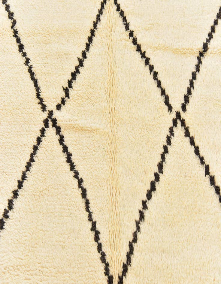 Detail image of 5' 5 x 10' 2 Hand Knotted Moroccan Wool Runner Rug