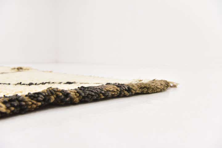 5' 5 x 10' 2 Hand Knotted Moroccan Wool Runner Rug