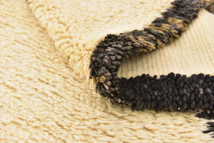 5' 5 x 10' 2 Hand Knotted Moroccan Wool Runner Rug