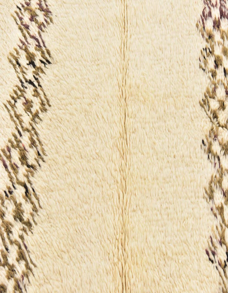 Detail image of 4' 6 x 8' 2 Hand Knotted Moroccan Wool Runner Rug