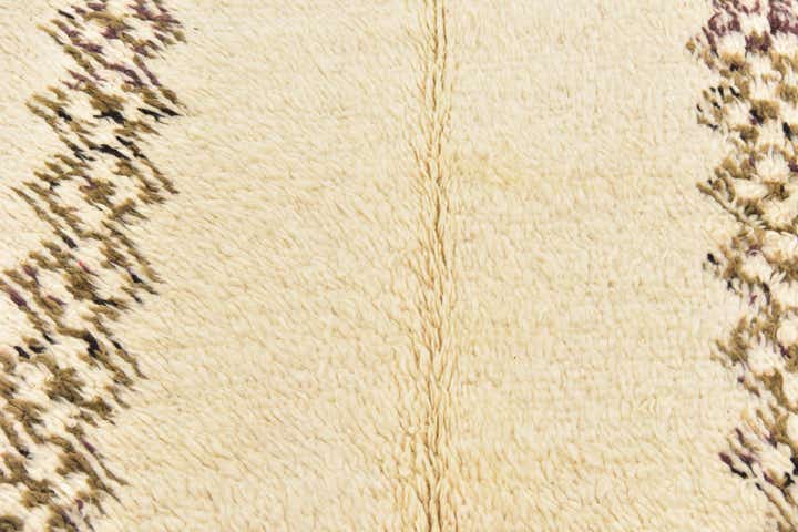 4' 6 x 8' 2 Hand Knotted Moroccan Wool Runner Rug