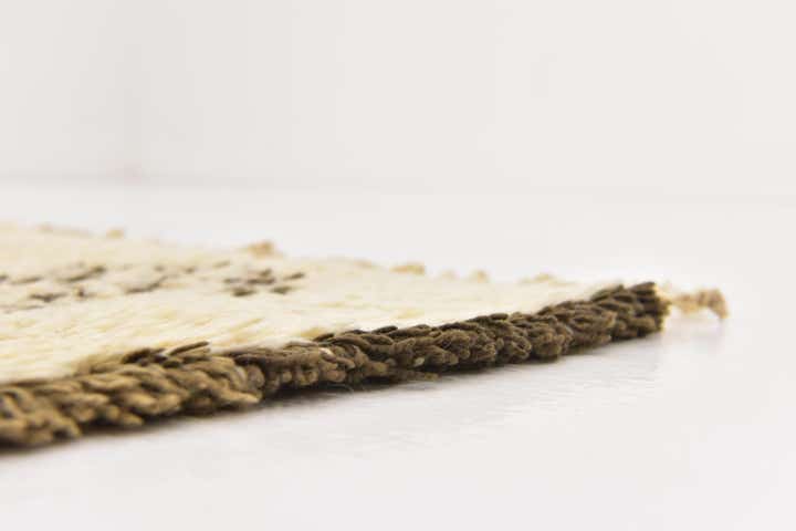 4' 6 x 8' 2 Hand Knotted Moroccan Wool Runner Rug