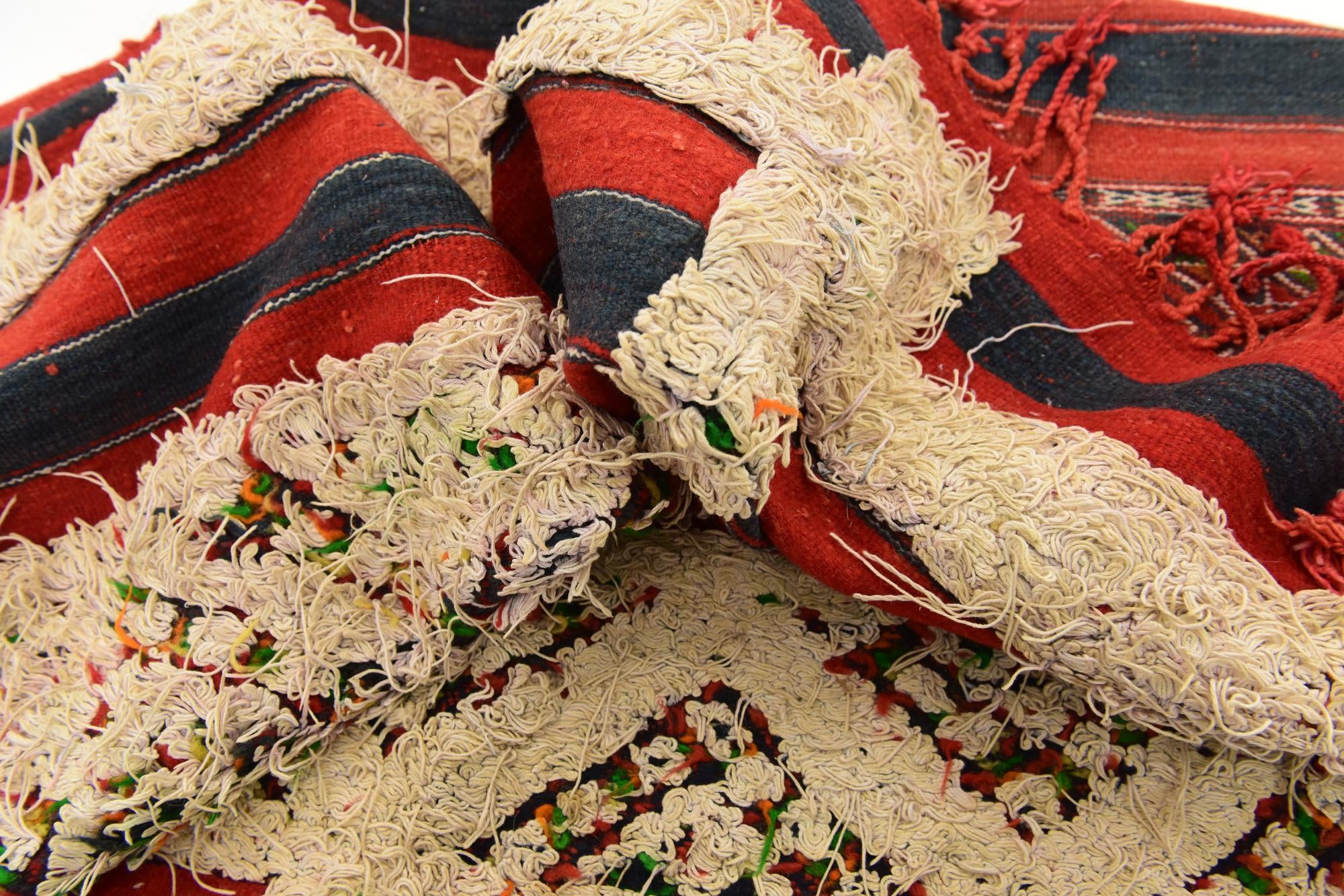 5' x 10' 3 Hand Knotted Moroccan Wool Runner Rug