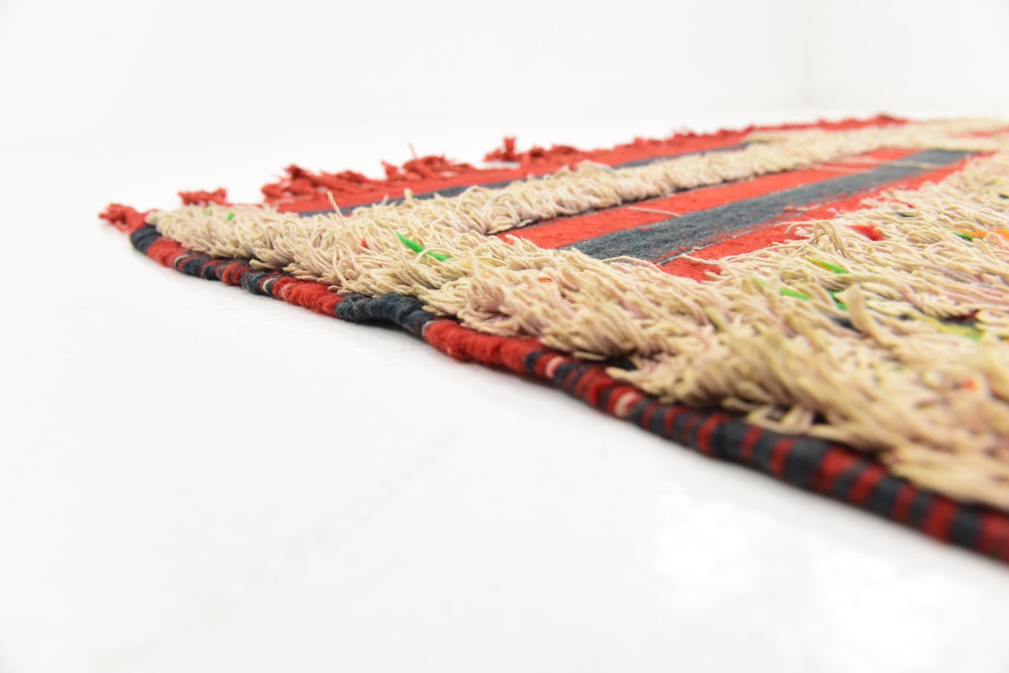 5' x 10' 3 Hand Knotted Moroccan Wool Runner Rug