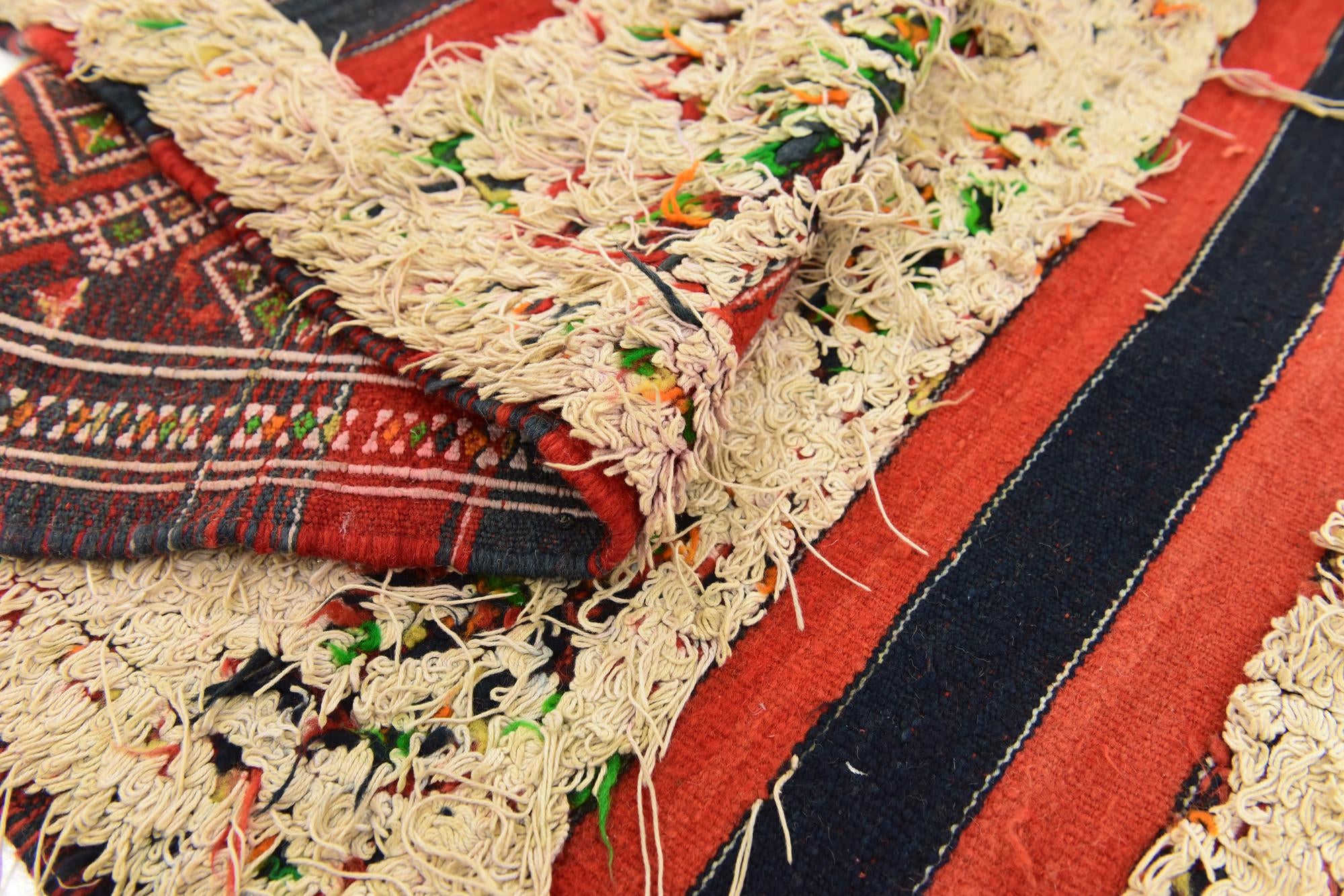 5' x 10' 3 Hand Knotted Moroccan Wool Runner Rug