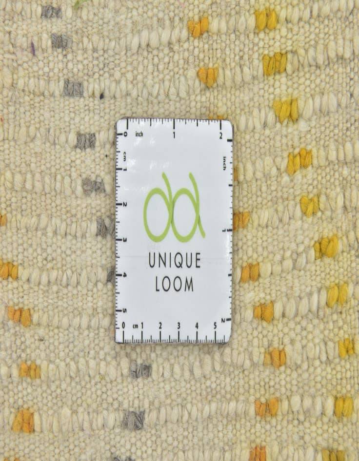 Detail image of 4' x 8'  Hand Knotted Moroccan Wool Runner Rug