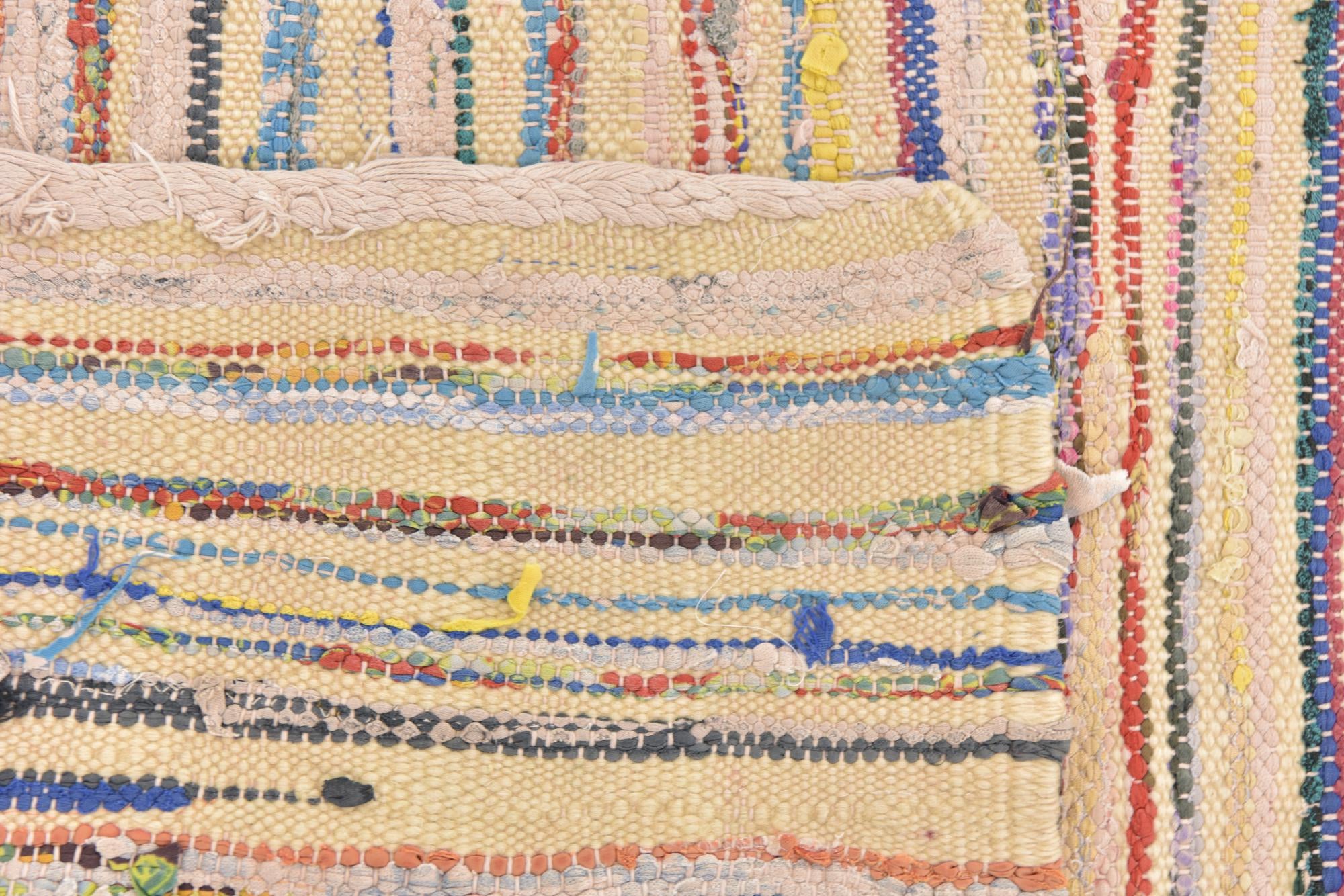 4' 6 x 8' 5 Hand Knotted Moroccan Wool Runner Rug