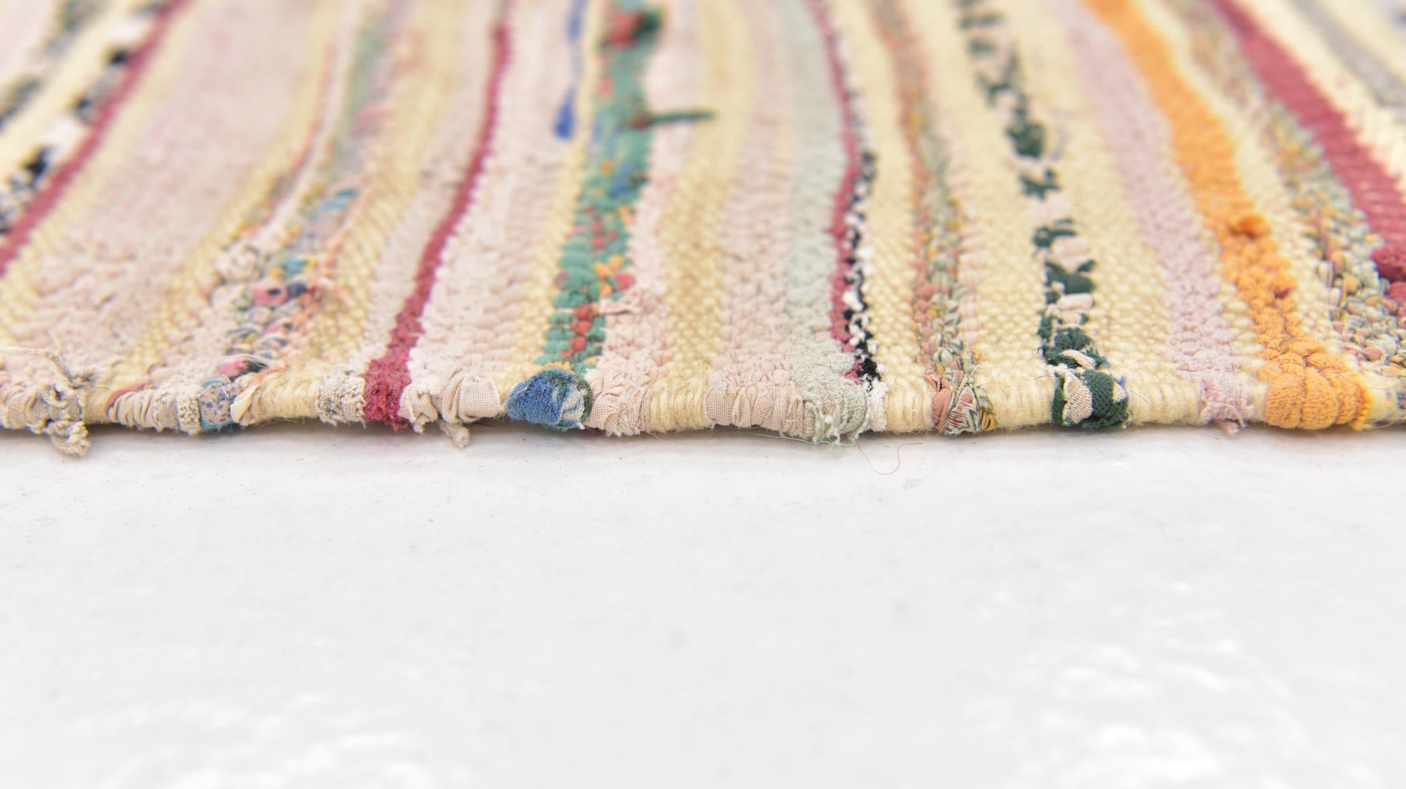 4' 6 x 8' 5 Hand Knotted Moroccan Wool Runner Rug