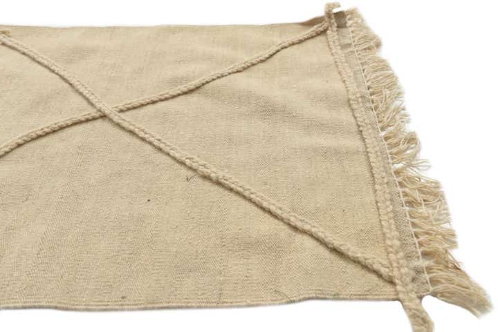 2' 4 x 10' 4 Hand Woven Moroccan Wool Runner Rug
