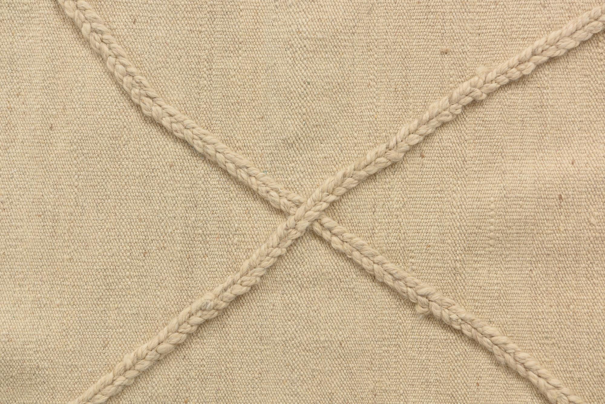 2' 4 x 10' 4 Hand Woven Moroccan Wool Runner Rug