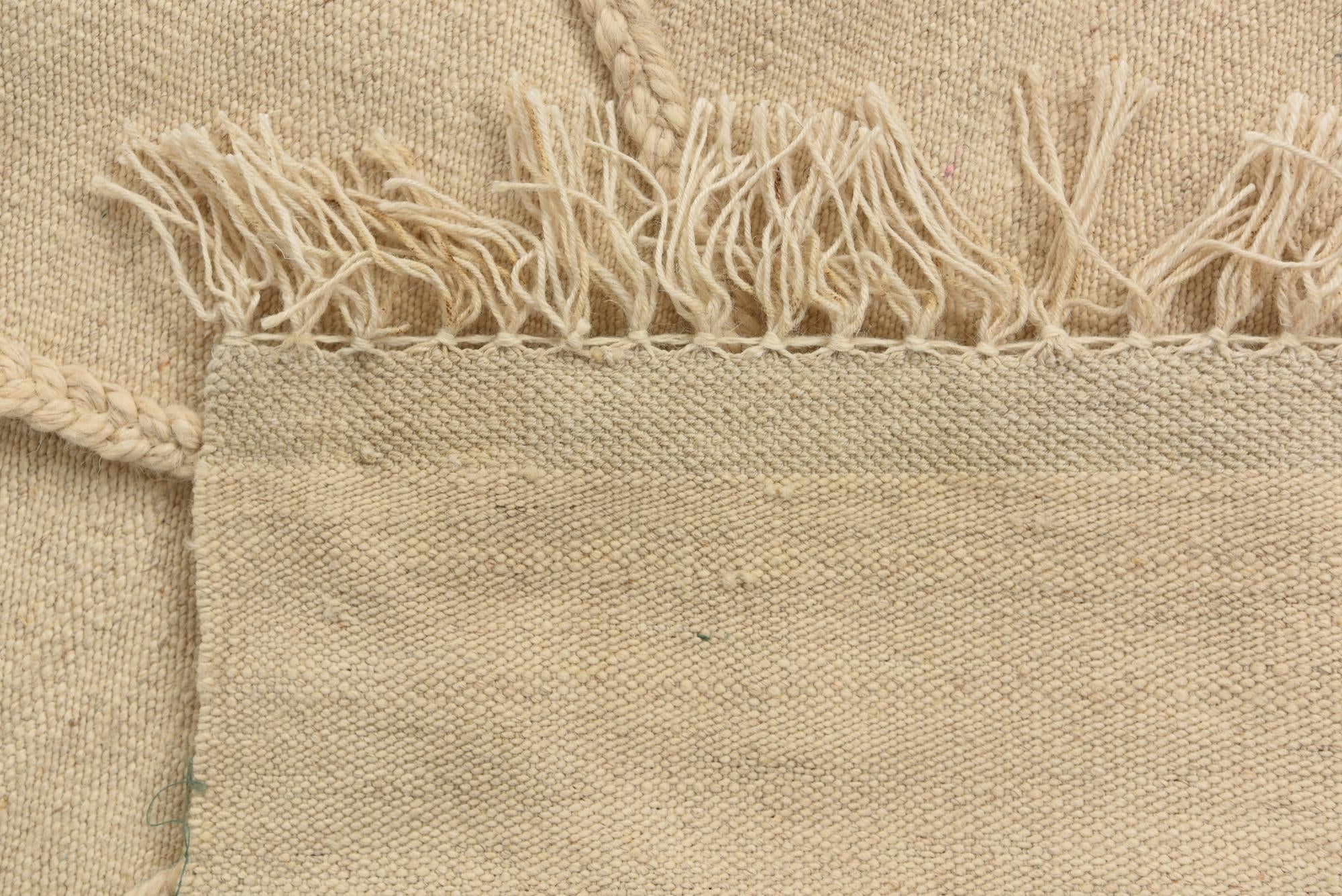 2' 4 x 10' 4 Hand Woven Moroccan Wool Runner Rug